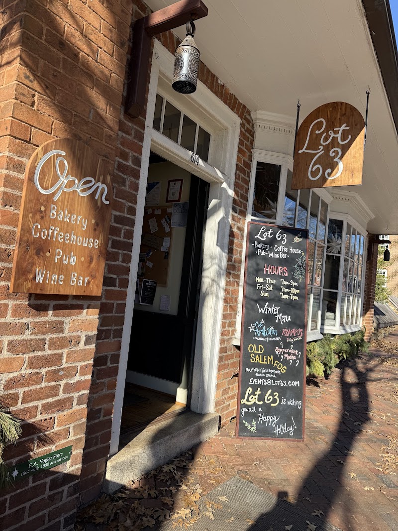 Lot 63: Bakery, Coffeehouse, Pub, Wine Bar - Event Venue in Winston-Salem, North Carolina