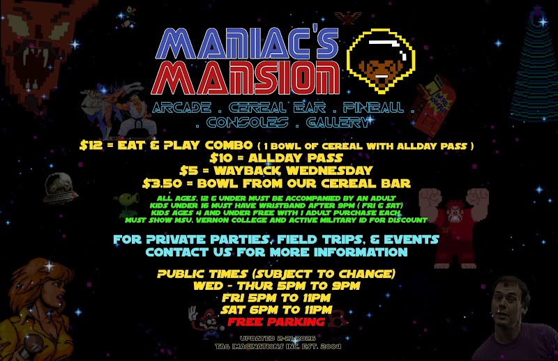 Maniac’s Mansion (TAG’s) - Event Venue in Wichita Falls, Texas