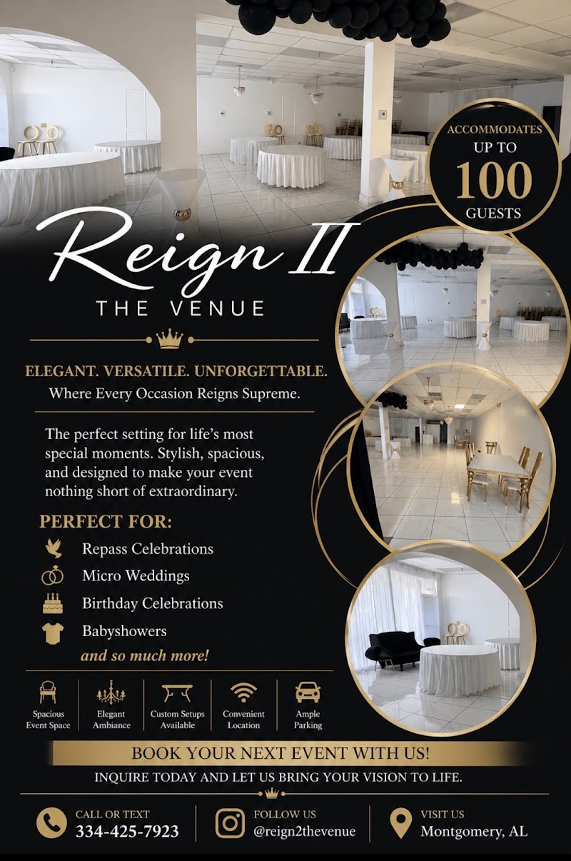 Reign II the Venue - Event Venue in Montgomery, Alabama