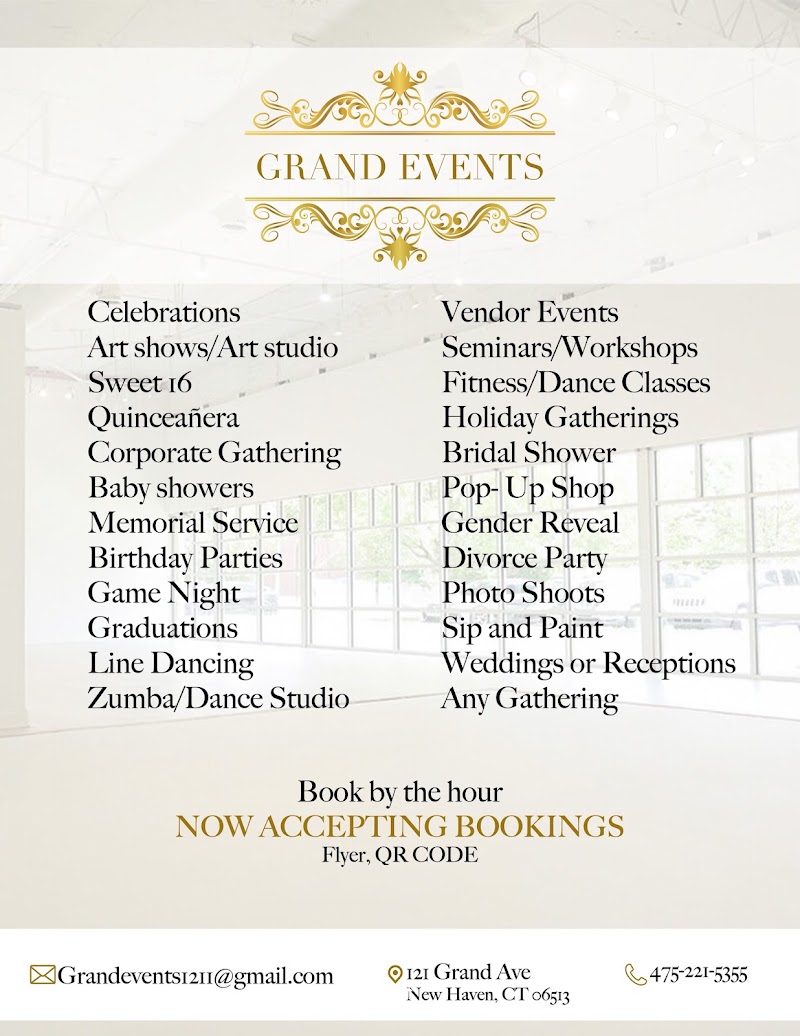 Grand Events - Event Venue in New Haven, Connecticut