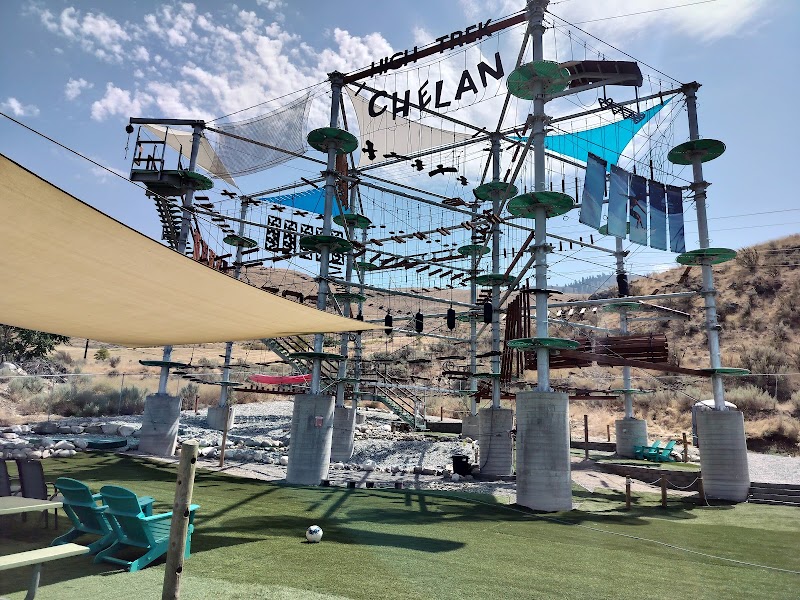 High Trek Chelan Ropes Course & Ziplines at Slidewaters - Event Venue in Chelan, Washington